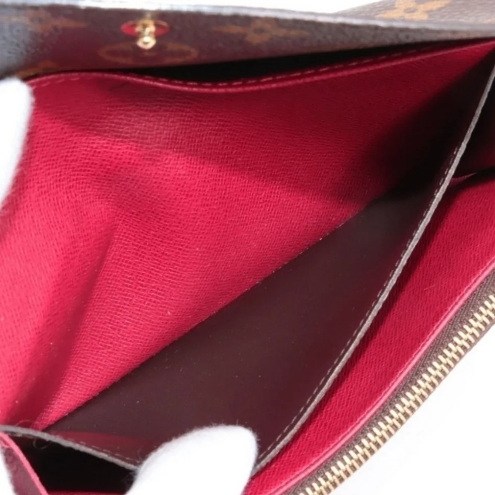 Authentic Louis Vuitton Monogram Portofeuille Emilie Long Wallets - Picture 10 of 12